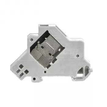 EFB Elektronik Keystone-Modulhalter 1-Port, für Hutschiene in Verteilerdosen, Kunststoff, Weiß (RAL 9010)