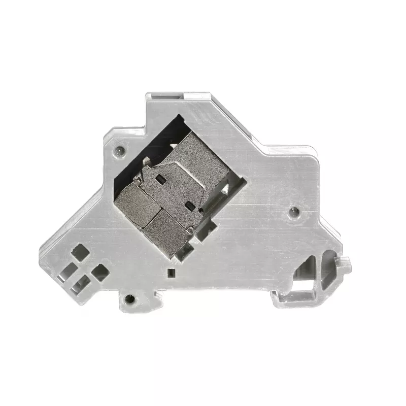 EFB Elektronik Keystone-Modulhalter 1-Port, für Hutschiene in Verteilerdosen, Kunststoff, Weiß (RAL 9010)