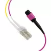 EFB ELEKTRONIK MPO-PLUS(F)-LC Trunk Cable OM4 8 Fasern Typ B LSZH Erikaviolett 3m