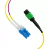 EFB ELEKTRONIK MPO-PLUS/APC(F)-LC Trunk Cable OS2 8 Fibers Type B LSZH Yellow 3m
