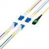 EFB ELEKTRONIK MPO-PLUS/APC(F)-LC Trunk Cable OS2 8 Fibers Type B LSZH Yellow 3m