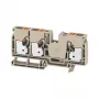 Weidmüller A3C 10 Universal-Reihenklemme, Schraubanschluss, 10 mm², dunkelbeige