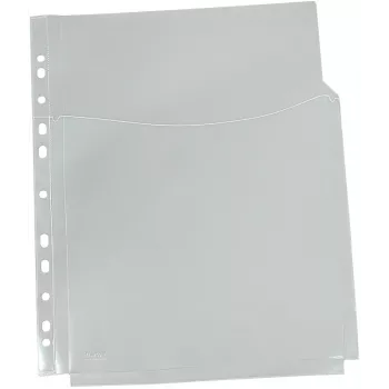 Eichner 10 Dokumentenhüllen A4 Transparent Glatt