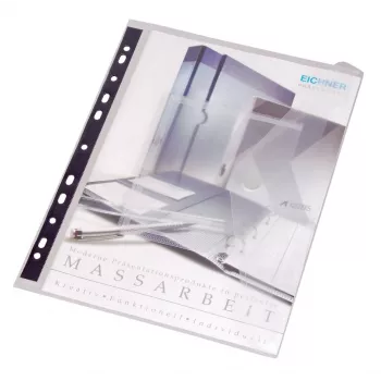 Eichner Dokumententasche Transparent A4 5er-Pack