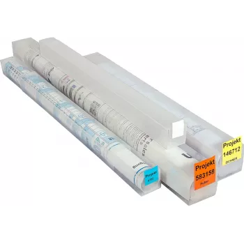 Eichner Planhülse 4,5 cm Transparent – Dokumentenaufbewahrungsröhre