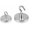Eichner Magnet-Haken Silber, Metall Ø 3,6 x 1,7 cm, 5 Stück