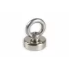 Eichner Ösenmagnete Silber, Metall Ø 2,5 x 7,7 cm, 5 Stück