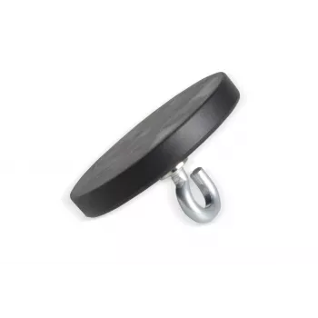 Eichner Magnet-Haken Schwarz, Metall Ø 4,3 x 6,0 cm, 5 Stück