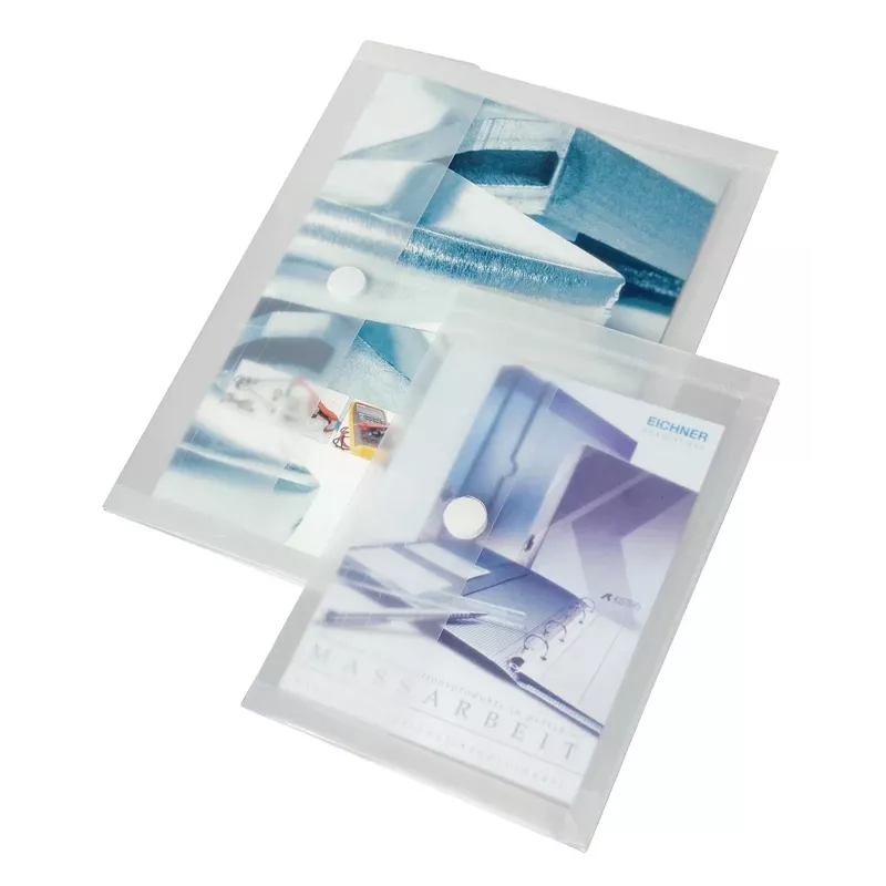 Eichner 10 transparente glatte Dokumentenhüllen A4