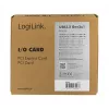 LogiLink PCI Express USB 3.2 Karte, 5 Gbps, 2 externe + 3 interne USB-A-Anschlüsse