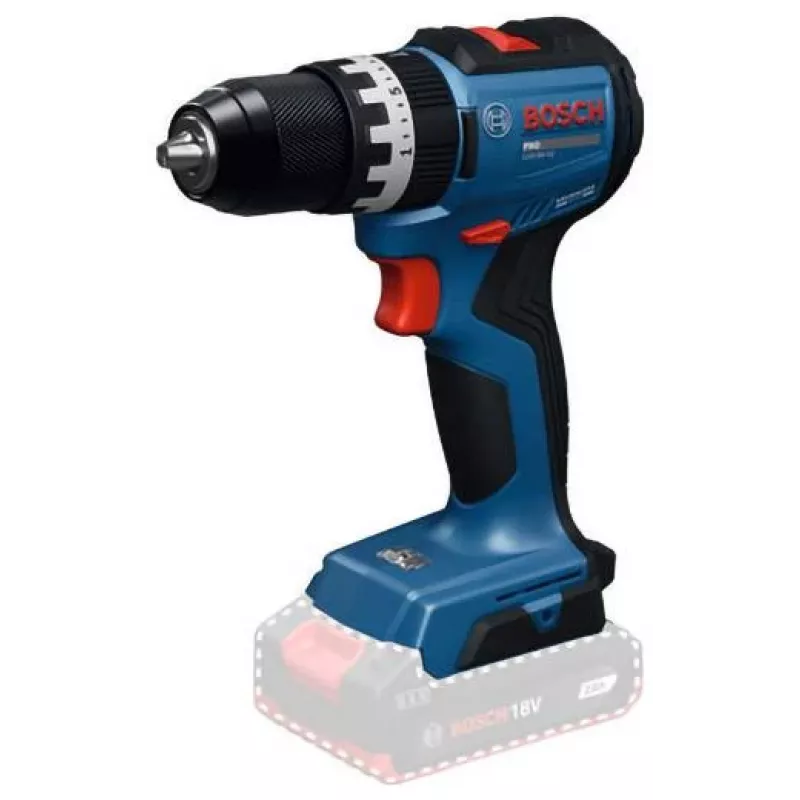 Bosch Professional GSB 18V-52 Akku-Schlagbohrschrauber mit 2 Akkus 18V in L-BOXX (Retail)