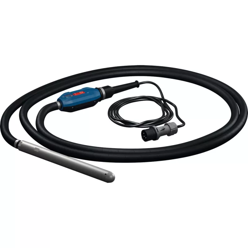 BOSCH POWERTOOLS PRO GDI38-500 Betonrüttler (Schwarz/Blau, 38 mm Rüttlerkopf)
