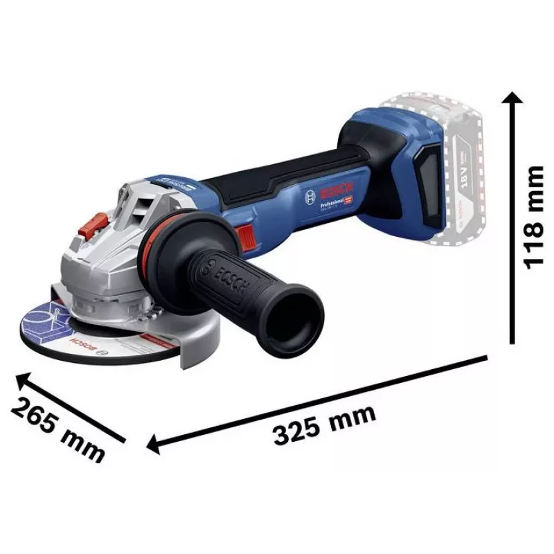 BOSCH POWERTOOLS Combo Kit 18V Akku-Bohrschrauber, Schlagschrauber, Bohrhammer, Winkelschleifer (4-Tool Kit)