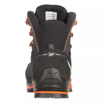 SALEWA Mountain Trainer Mid GTX Hiking Boots - Asphalt/Fluo Orange - UK 10 (EU 44.5)