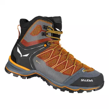 Salewa Mountain Trainer Lite Mid GTX Hiking Boots - Black/Carrot, Size 46