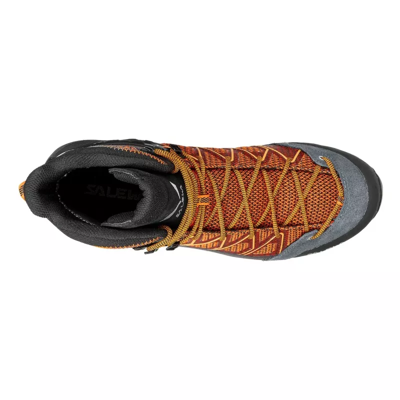 Salewa Mountain Trainer Lite Mid GTX Trekking Boots - Black/Carrot, EU 46.5
