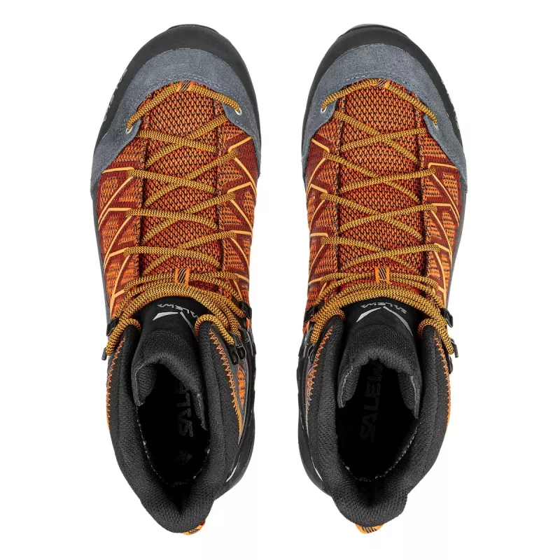 Salewa Mountain Trainer Lite Mid GTX Trekking Boots - Black/Carrot, EU 46.5