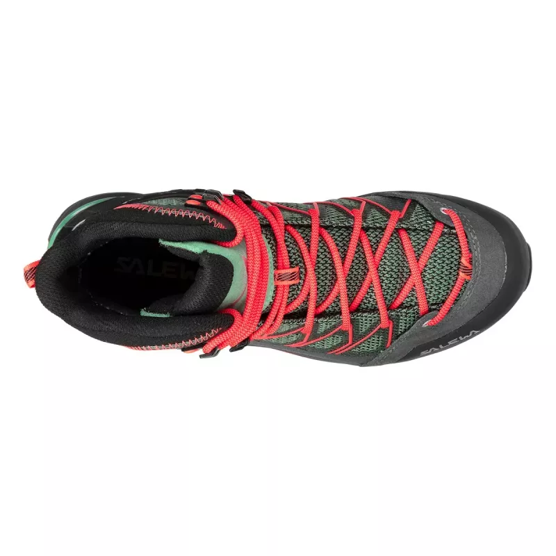Salewa Mountain Trainer Lite Mid GTX Women's Hiking Boots - Cactus/Fluo Coral - EU 40.5