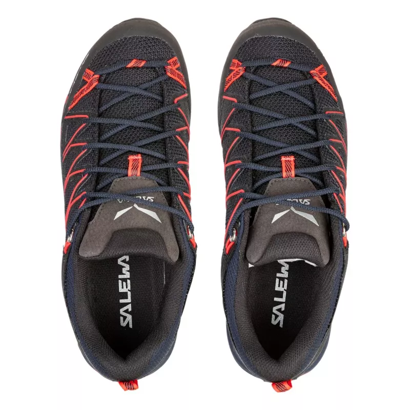 Salewa Mountain Trainer Lite Damen-Zustiegsschuhe - Premium Navy/Fluo Coral, Größe 38