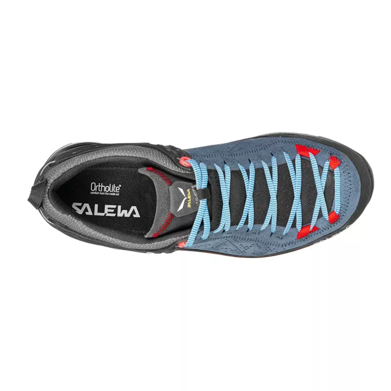 Salewa Mountain Trainer 2 GTX Damen Zustiegsschuhe - Dark Denim/Fluo Coral, Größe 37