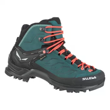 SALEWA Women's Mtn Trainer Mid GTX Hiking Boots - Atlantic Deep/Ombre Blue - UK 5 (EU 38)