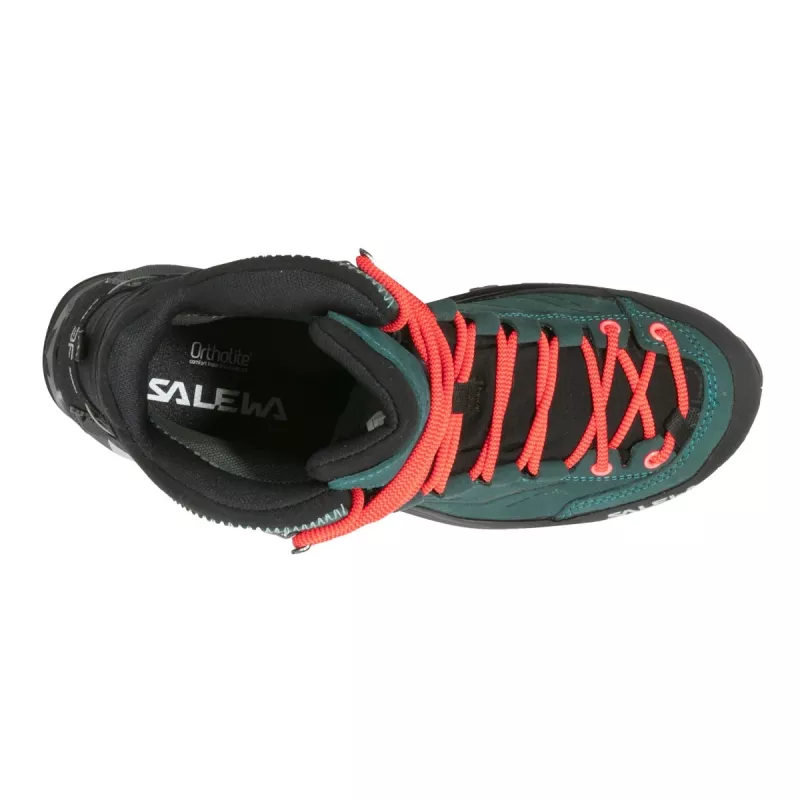 Salewa MTN Trainer Mid GTX Damen-Wanderschuhe - Atlantic Deep/Ombre Blue - UK 7 (EU 40,5)