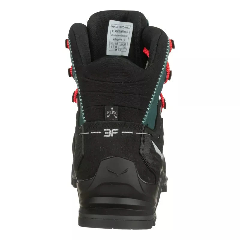 Salewa MTN Trainer Mid GTX Damen-Wanderschuhe - Atlantic Deep/Ombre Blue - UK 7 (EU 40,5)