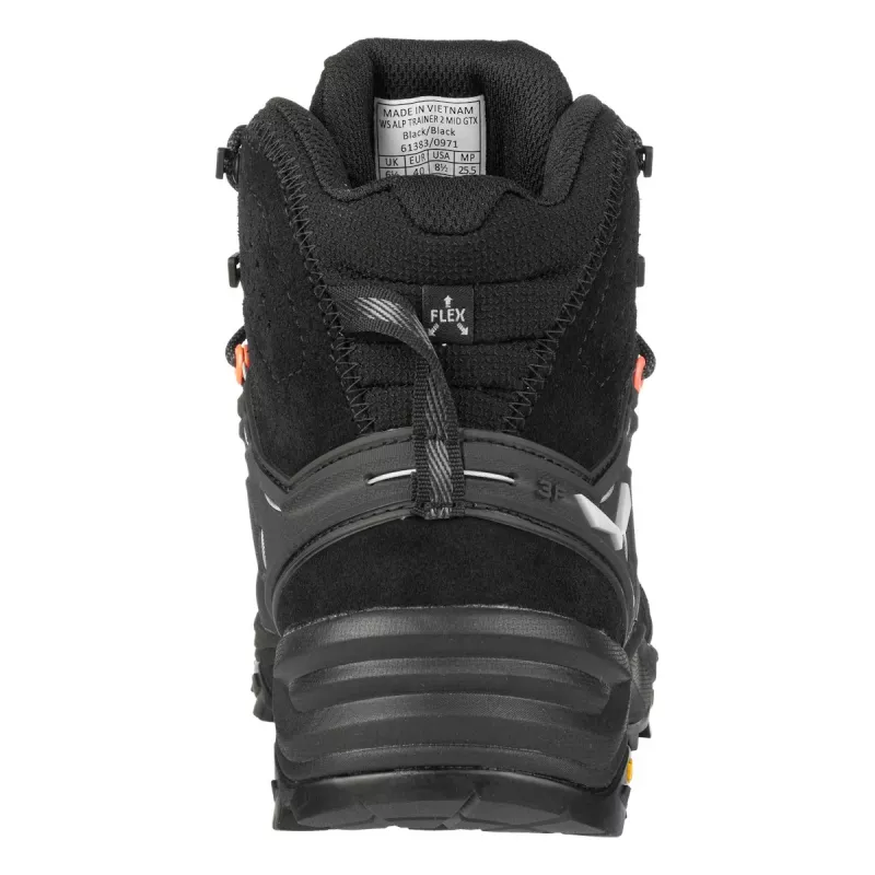 Salewa Women's Alp Trainer 2 Mid GTX Hiking Boots - Black/Black - UK 7 (EU 40.5)
