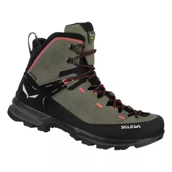 Salewa MTN Trainer 2 Mid GTX Damen-Wanderschuhe - Bungee Cord/Schwarz - UK 5 (EU 38)