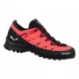 Salewa Wildfire 2 Women's Approach Shoes - Fluo Coral/Black, EU 37