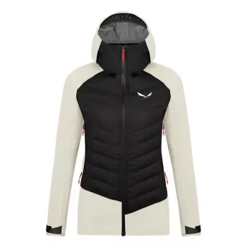 Women's Hybrid Jacket Salewa Sella PTX 3L Oatmeal