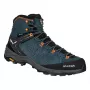 SALEWA Alp Trainer 2 Mid GTX Wanderschuhe - Dark Denim/Fluo Orange - UK 10 (EU 44,5)
