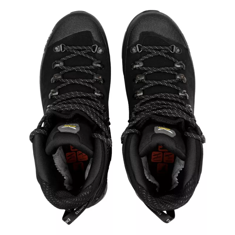 SALEWA Ortles Ascent Mid GTX Schuhe Schwarz-Schwarz UK 5 (EU 38)