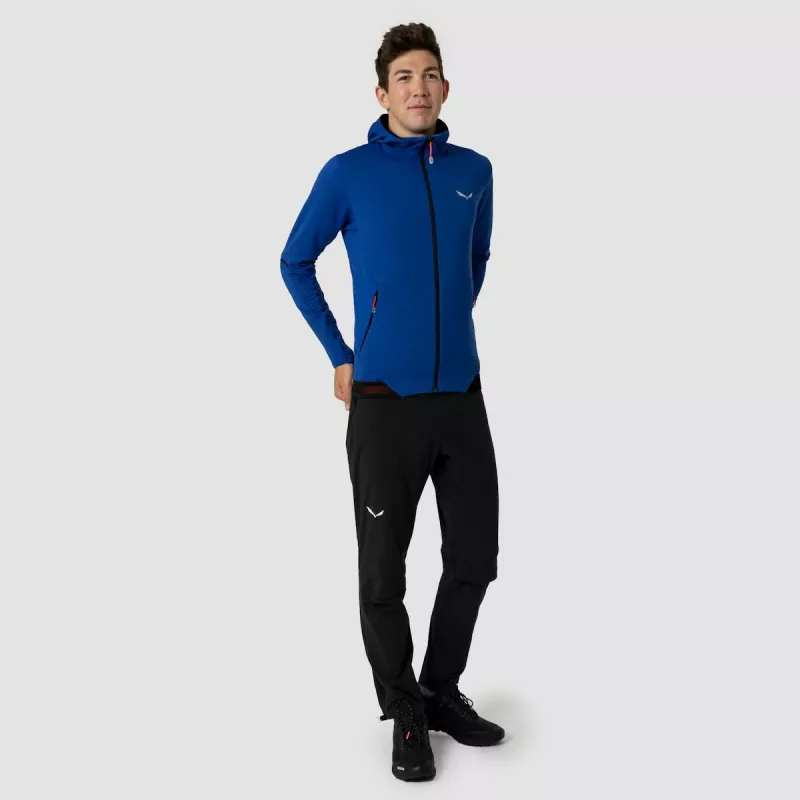 Salewa Pedroc PL Hooded Jacket Herren Electric Größe S