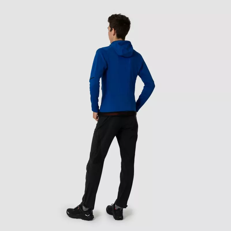 Salewa Pedroc PL Hooded Jacket Herren Electric Größe S