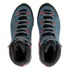 SALEWA Alp Trainer 2 Mid GTX Damen-Wanderstiefel - Java Blue/Fluo Coral - UK 5 (EU 38)