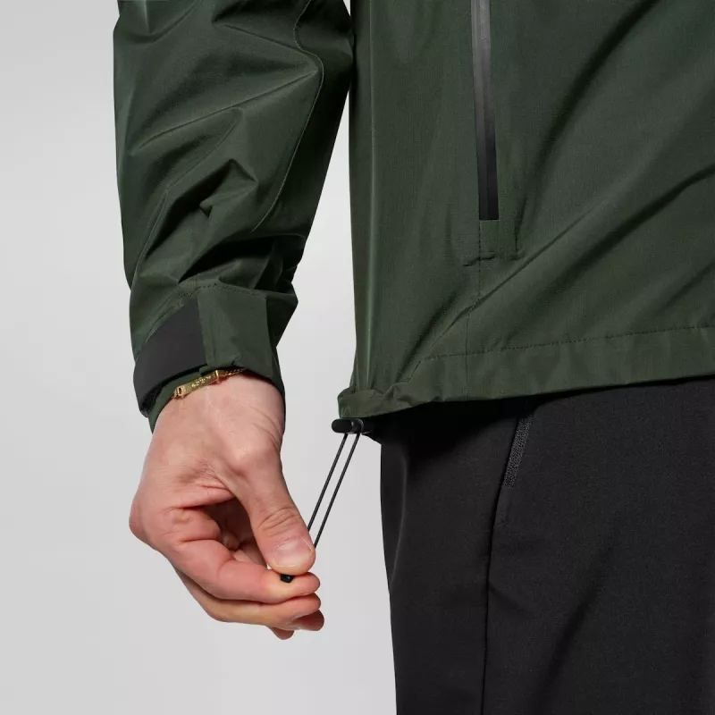 Salewa Puez Aqua 4 PTX 2.5L Regenjacke - Dark Olive (Größe S)
