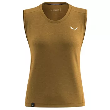 Salewa Eagle Minilogo Am Tank Top - Golden Brown - Größe M