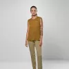Salewa Eagle Minilogo Am Tank Top - Golden Brown - Größe M