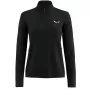 Salewa Puez Waffle Hybrid PL Jacket - Black Out - Women's - M