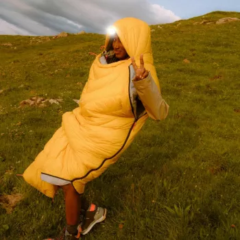 Salewa Puez RDS Down -1 Gold Right Schlafsack