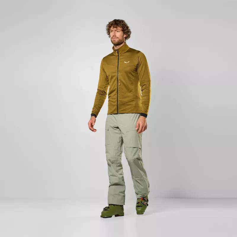 Salewa Sella Crevasse Fleecejacke - Golden Brown, Größe M