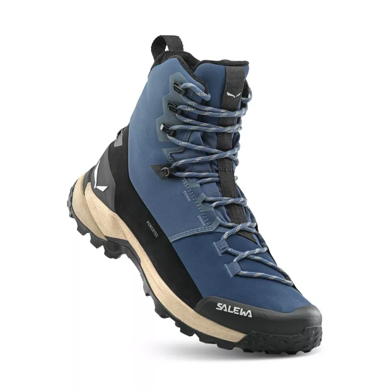 Salewa Puez Winter Mid PTX Hiking Boots - Dark Denim/Black - UK 10.5 (EU 45)