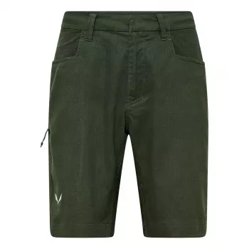 Salewa Agner Hemp Ripstop Shorts - Dark Olive - Größe S