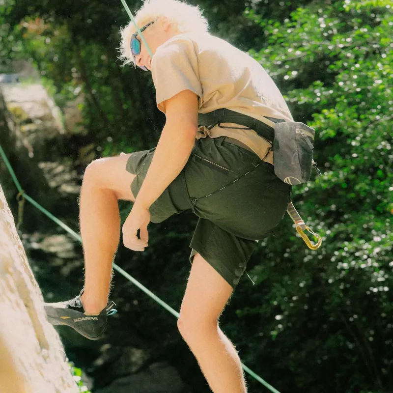 Salewa Agner Hemp Ripstop Shorts - Dark Olive - Größe XL