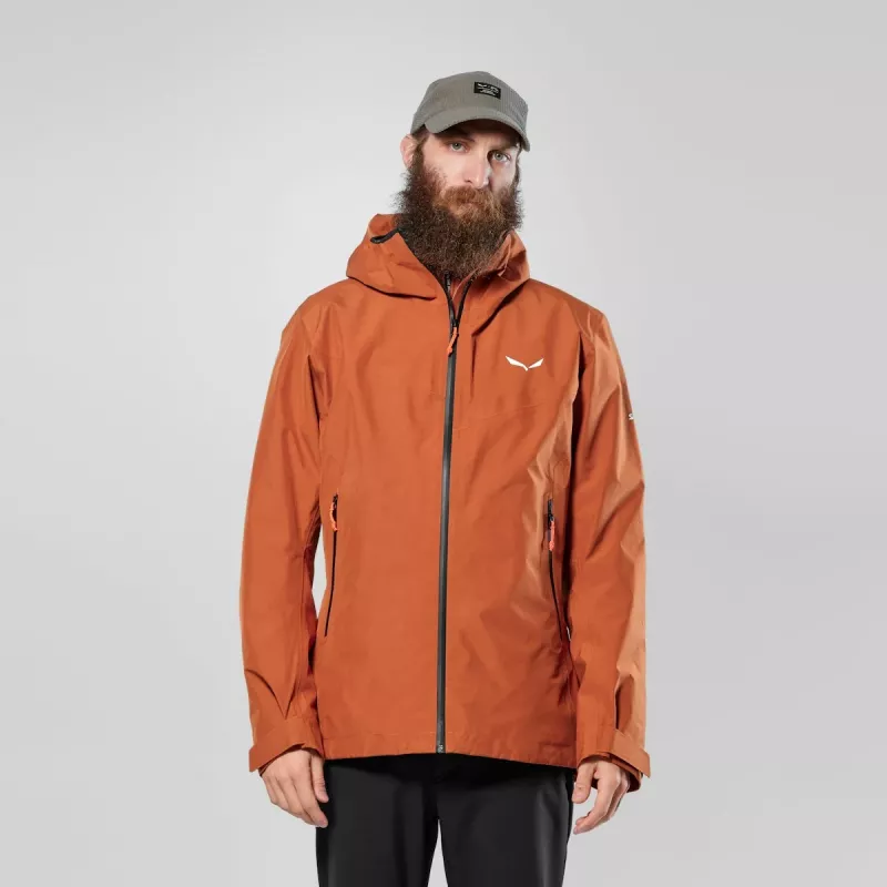 Salewa Puez GTX 3L EPE Jacket - Bombay Brown