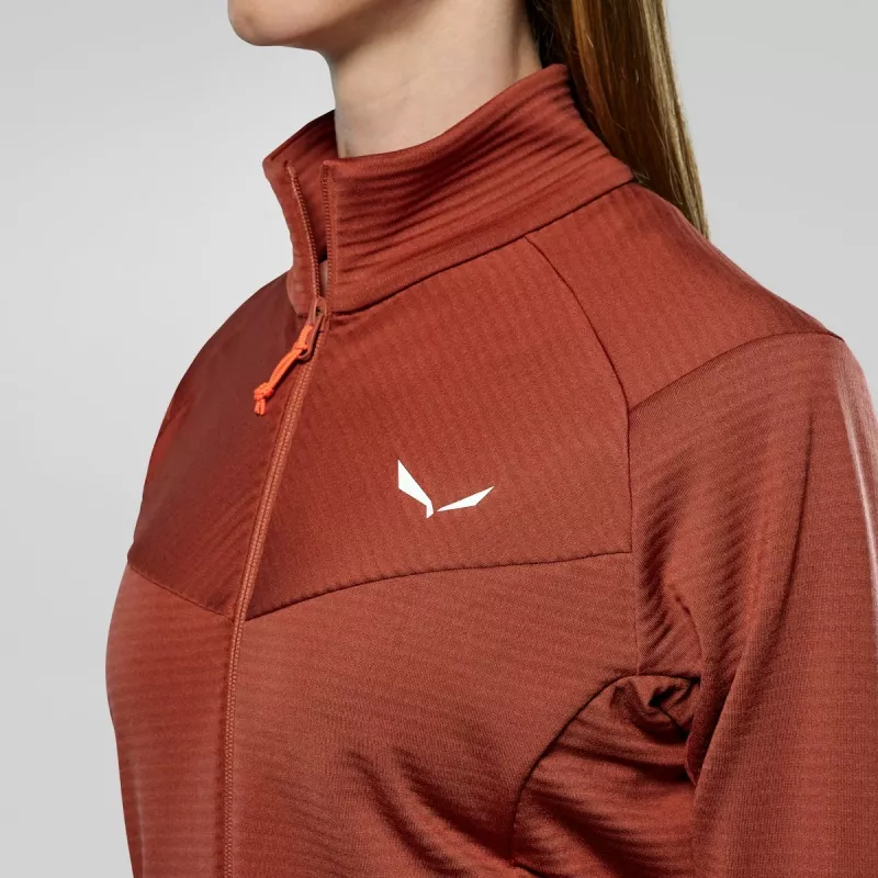 SALEWA Puez Altavia Polarlite Fleecejacke Damen Etruscan Red 36 (S)