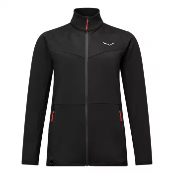 SALEWA Puez Cammino Damen Full-Zip Hoody Black Out Größe 36 (S)