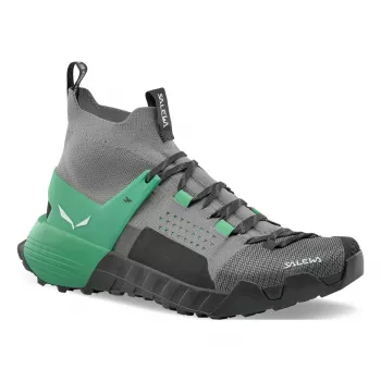 SALEWA Wildfire NXT Knit Damen-Zustiegsschuhe - Alloy/Irish Green - UK 5.5 (EU 38.5)