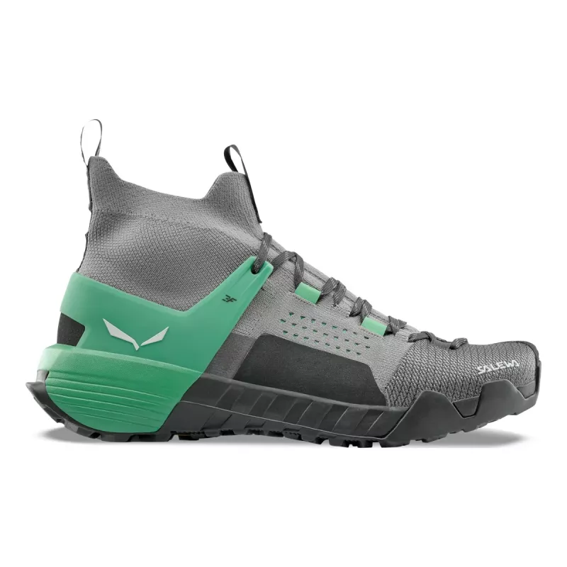 SALEWA Wildfire NXT Knit Damen-Zustiegsschuhe - Alloy/Irish Green - UK 5.5 (EU 38.5)